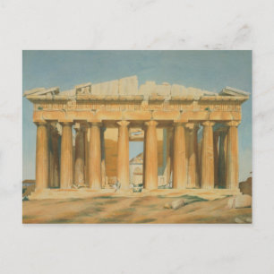 Cartão Postal O Parténon, Atenas, 1810-37
