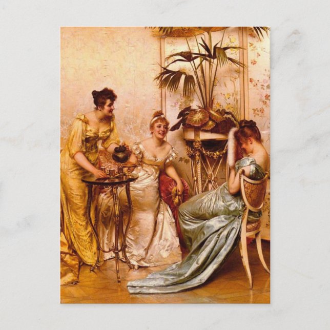 Cartão Postal O Partido do Chá (Frente)