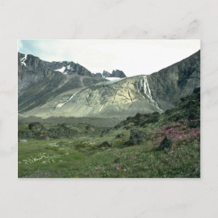 Cartão Postal O Passo Pangnirtung na Ilha de Baffin, TNO, Canadá
