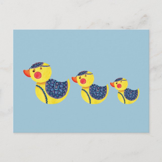 Cartão Postal O Pato Ducky (Frente)