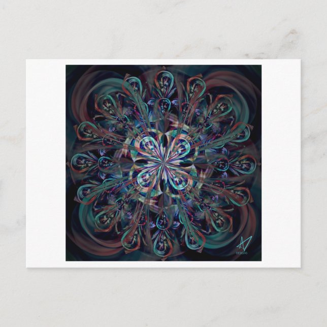 Cartão Postal O Pavão (Frente)