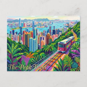 Cartão Postal O Peak Tram China