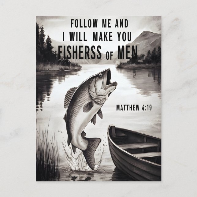 Cartão Postal O Peixe Que Pula (Frente)