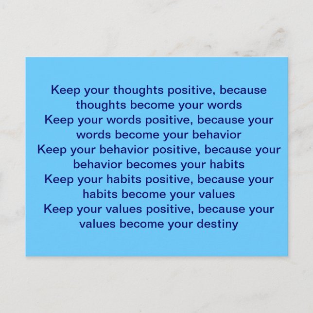 Cartão Postal O pensamento final do Rei (Frente)