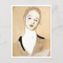 Cartão Postal O Pequeno Servidor, Helene Schjerfbeck