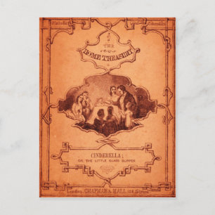 Cartão Postal O Pequeno Slipper De Vidro 1