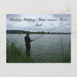 Cartão Postal O pescador à noite