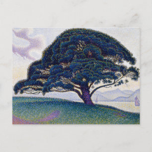 Cartão Postal O Pinheiro Bonaventure, Pintura a Óleo, Paul Signa