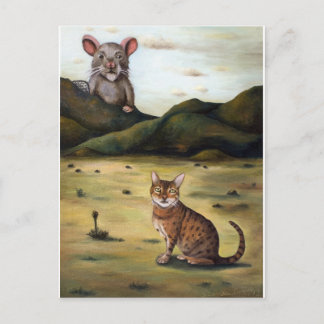 Cartão Postal O Pior Pesadelo Dos Meus Gatos