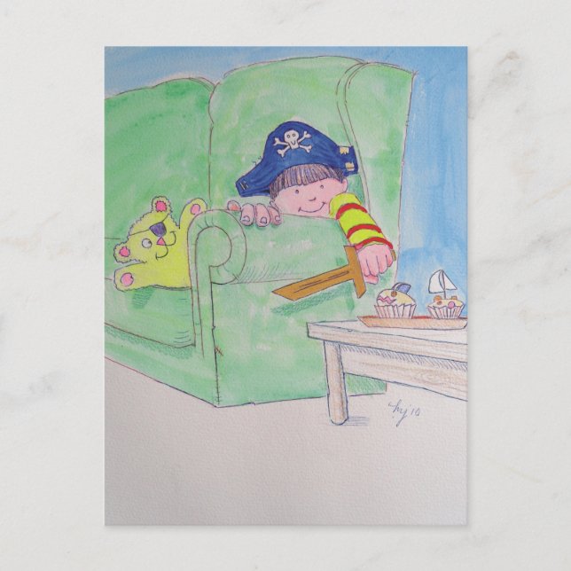 Cartão Postal O pirata! (Frente)
