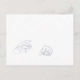 Cartão Postal O poder das mãos