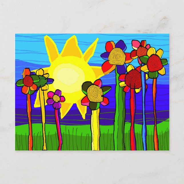 Cartão Postal "o poder do sol" (Frente)