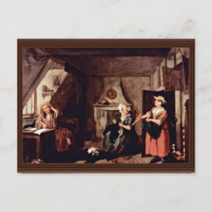 Cartão Postal O Poeta Tormentado De Hogarth, William
