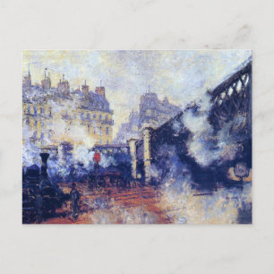 Cartão Postal O Pont de l'Europe por Monet,