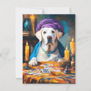 Cartão Postal O Pooch Místico   Engraçado Fortunteller Dog