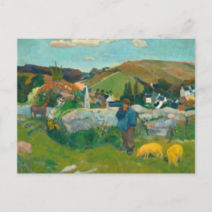 Cartão Postal O Porcaro Paul Gauguin