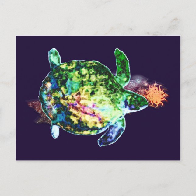 Cartão Postal O Portador de Cor Cósmica (Frente)