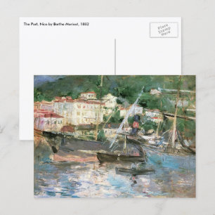 Cartão Postal O Porto, Nice por Berthe Morisot, Vintage de Belas