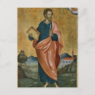 Cartão Postal O poste Bartholomew de Emmanuel Tzanes