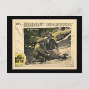 Cartão Postal O Poster de Filme Silencioso do Bandit Buster 1926