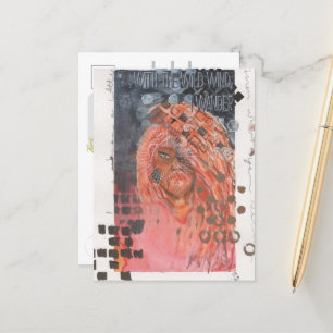 Cartão Postal O Poster de Mídia Mista de Wandress