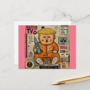Cartão Postal O Presidente Palhaço Criança