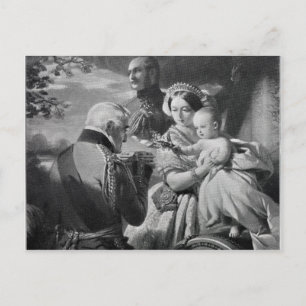 Cartão Postal O primeiro de maio de 1851, gravado por Werner