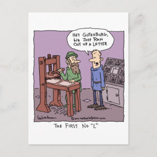Cartão Postal O Primeiro Sem "L"