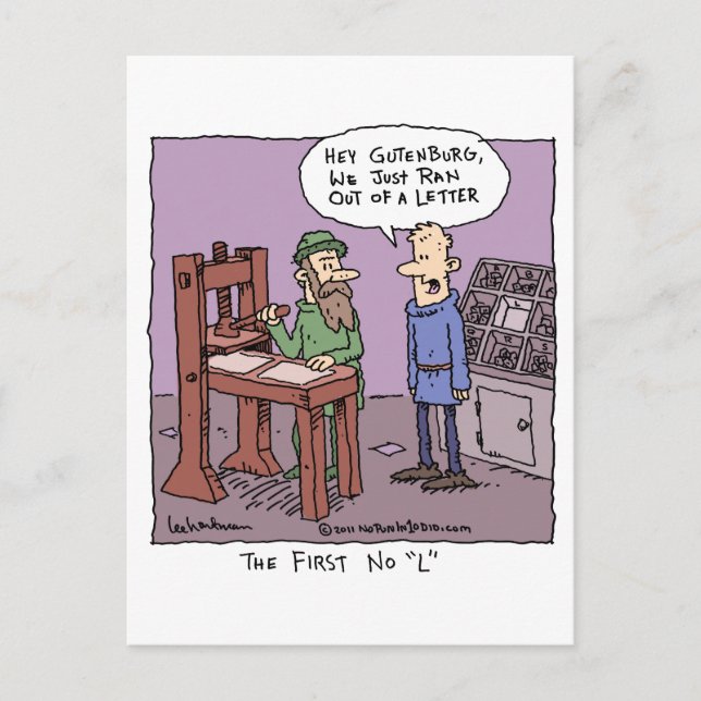 Cartão Postal O Primeiro Sem "L" (Frente)