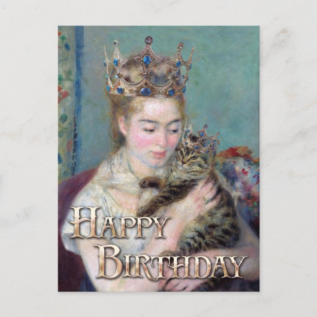 Cartão Postal O Príncipe e Eu Feliz Aniversário (Frente)