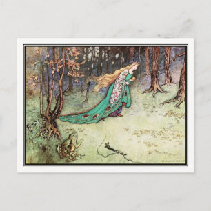 Cartão Postal O Príncipe Sapo de Warwick Goble
