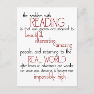 Cartão Postal O problema com a leitura