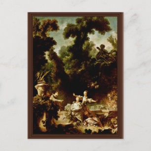 Cartão Postal O Processo" De Fragonard Jean-Honoré (Melhor Q