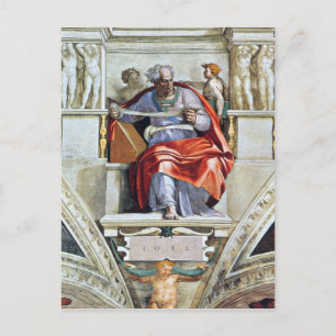 Cartão Postal O profeta Joel de Michelangelo Unterberger