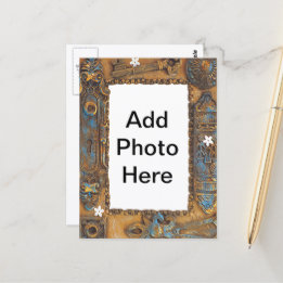 Cartão Postal O quadro antigo da chave de esqueleto adiciona sua