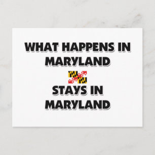 Cartão Postal O Que Acontece Em MARYLAND Fica Lá