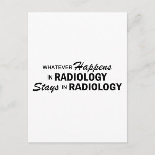 Cartão Postal O Que Acontece - Radiologia