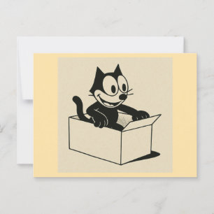 Cartão Postal O Que Há Com GATOS E CAIXAS?!