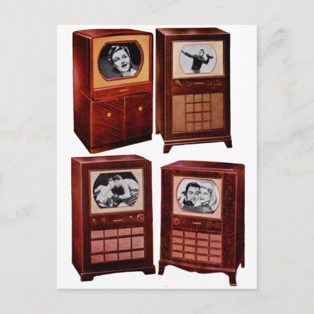 Cartão Postal o que há na tv 1951 (Frente)