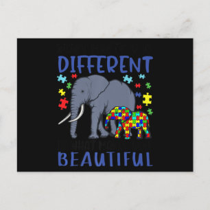 Cartão Postal O Que Te Faz Diferente Elefante Mãe Autismo Crianç