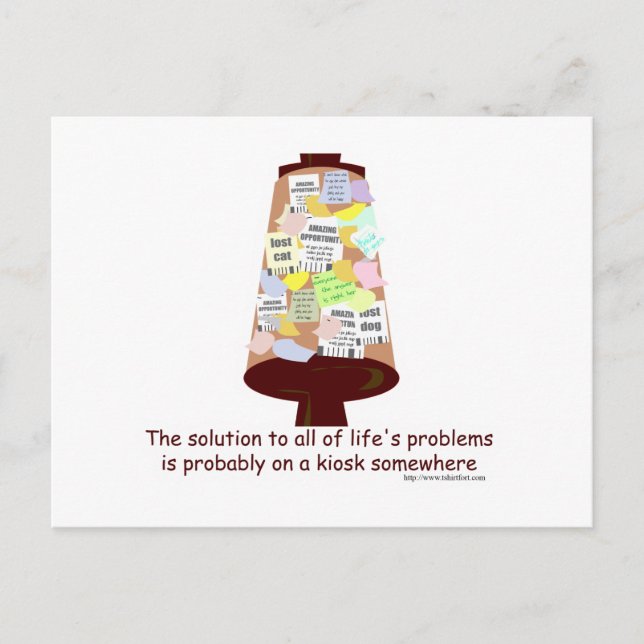 Cartão Postal O quiosque secreto (Frente)