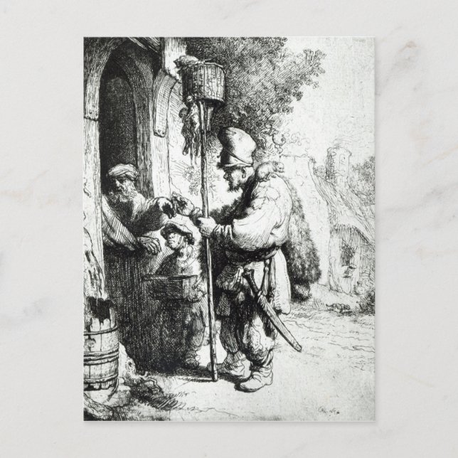 Cartão Postal O Ratcatcher, 1632 (Frente)