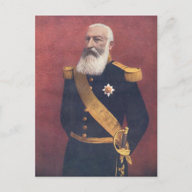 Cartão Postal O Rei dos Belgas (Frente)