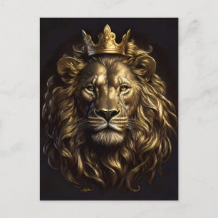 Cartão Postal O Rei! O Leão não-tão-covarde de Oz