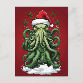 Cartão Postal O reinado de Yuletide de Cthulhu: Um Natal terríve