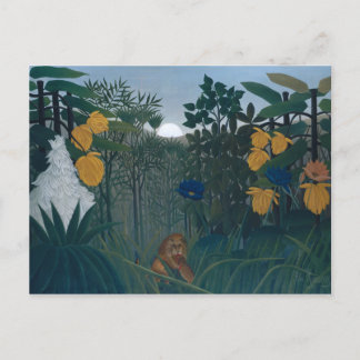 Cartão Postal O Repassado do Leão - Henri Rousseau