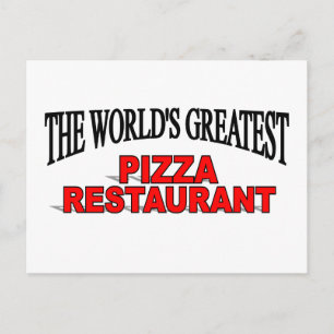 Cartão Postal O Restaurante da Maior Pizza do Mundo