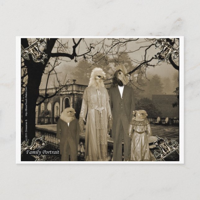 Cartão Postal O Retrato da Família (Frente)