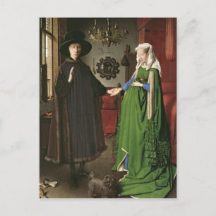 Cartão Postal O retrato de Giovanni Arnolfini