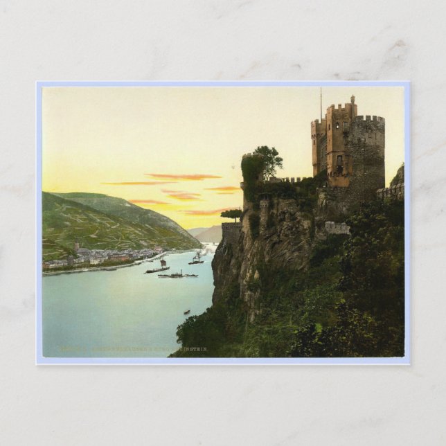 Cartão Postal O Rhine Alemanha (Frente)